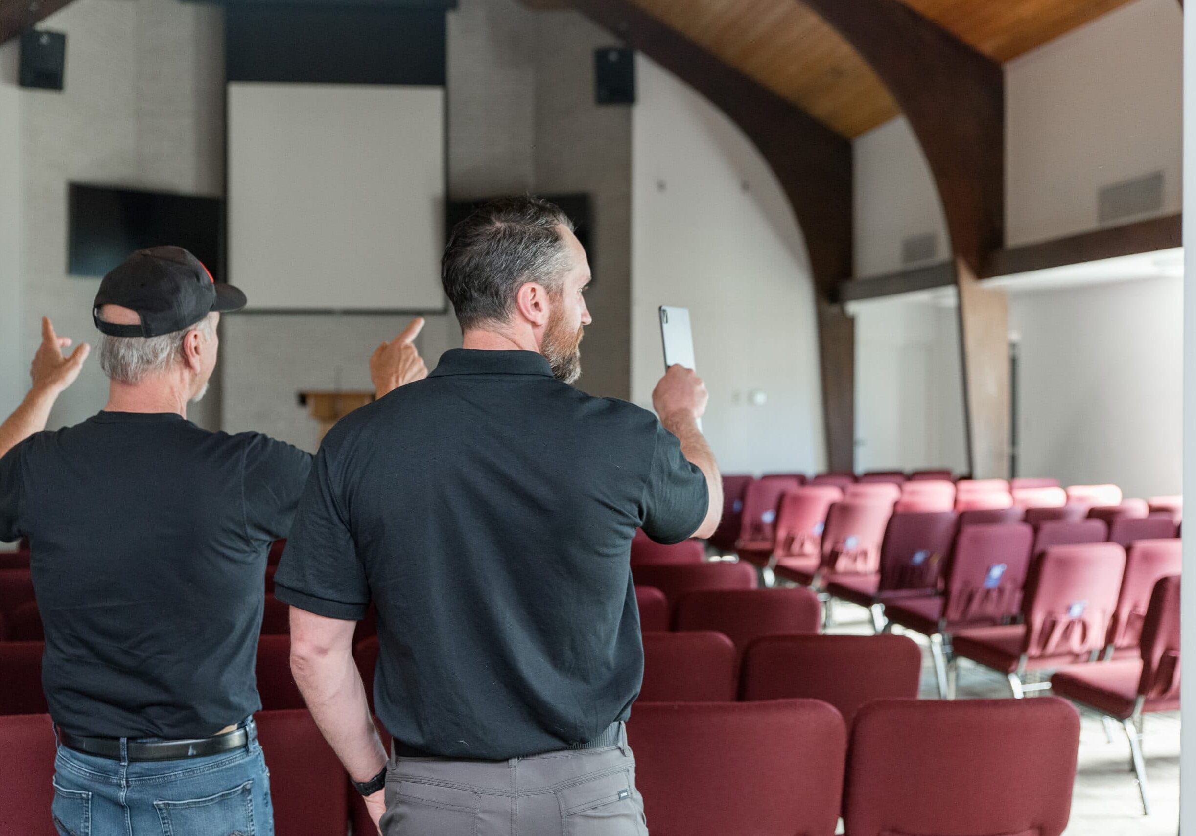 Onsite campus security assessment of a university facility